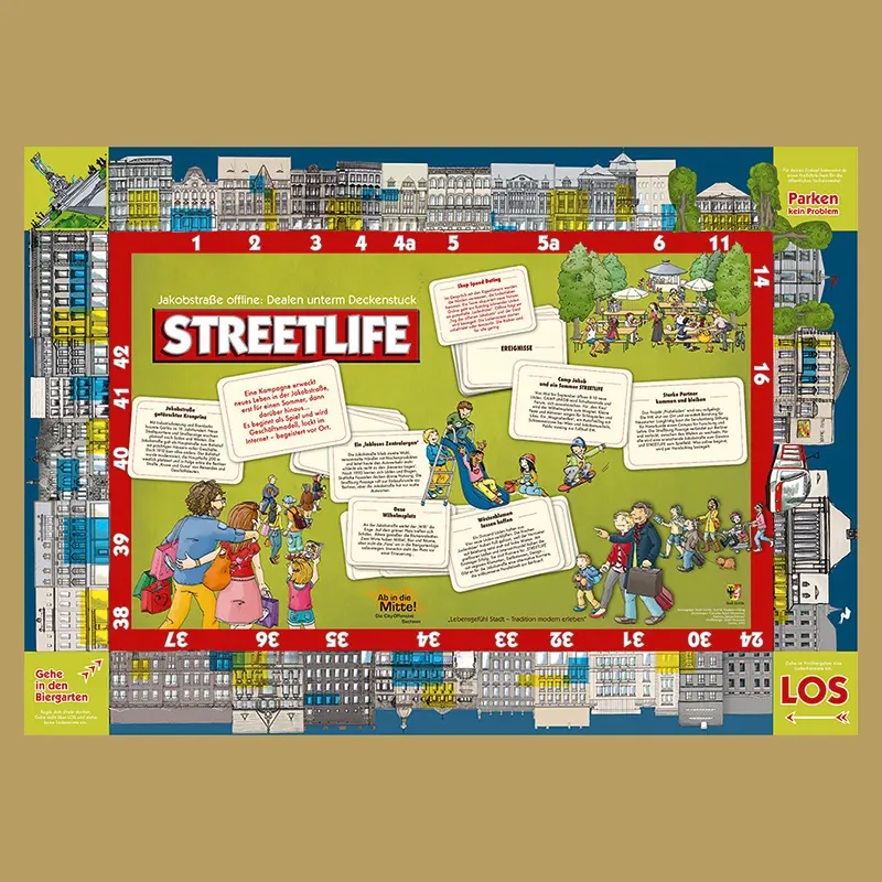 Design für eine Einkaufsstraße